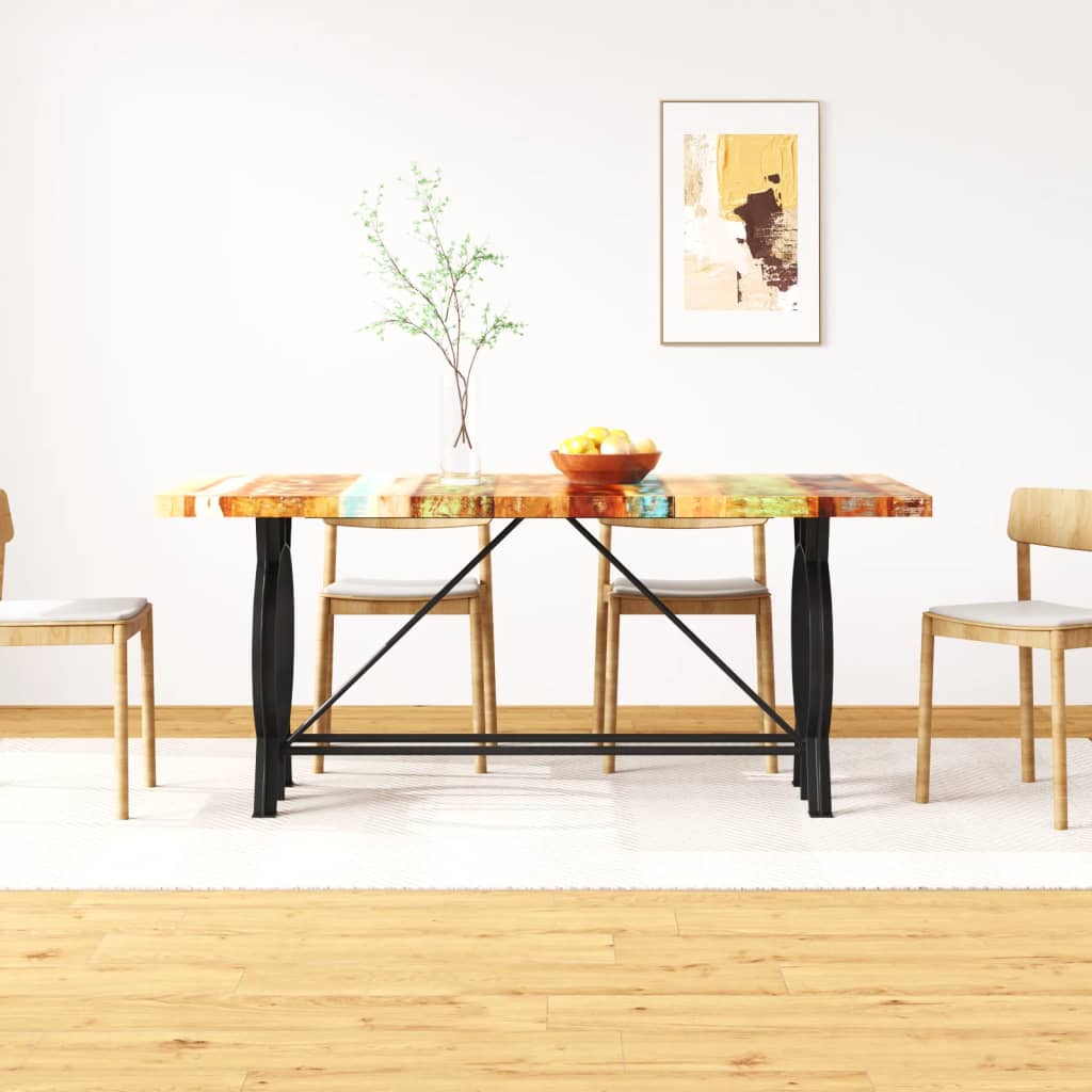 Tavolo Da Pranzo In Legno Massello Di Mango Grezzo 180 Cm