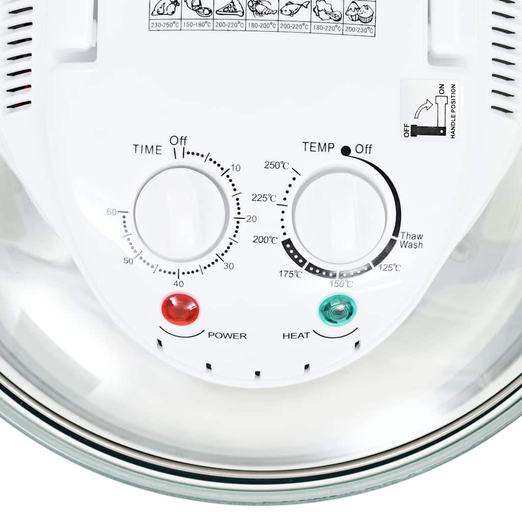 Forno Alogeno A Convezione Con Anello Di Estensione 1400 W 17 L
