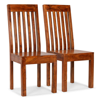 Sedie Da Pranzo 4 Pz In Legno Massello Moderne