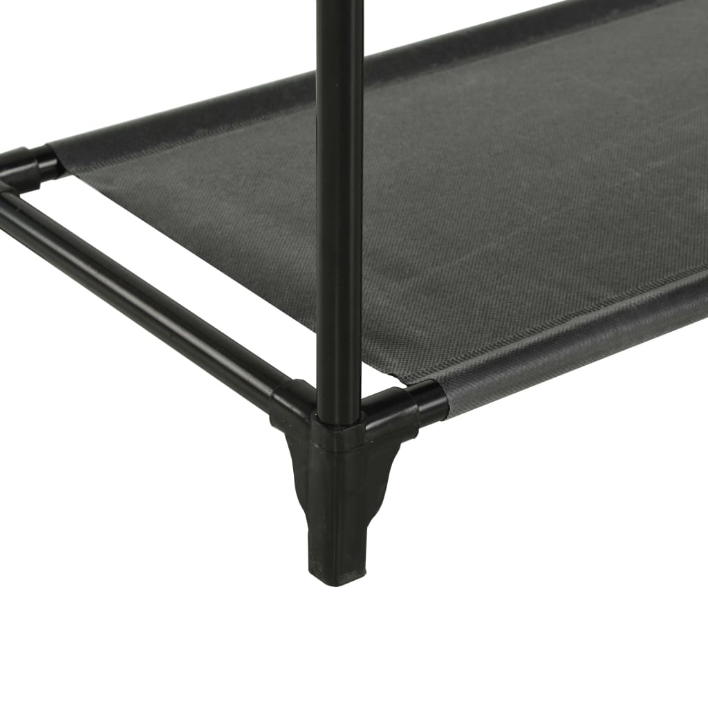 Appendiabiti Acciaio E Tessuto Non Tessuto 55X28,5X175Cm Nero