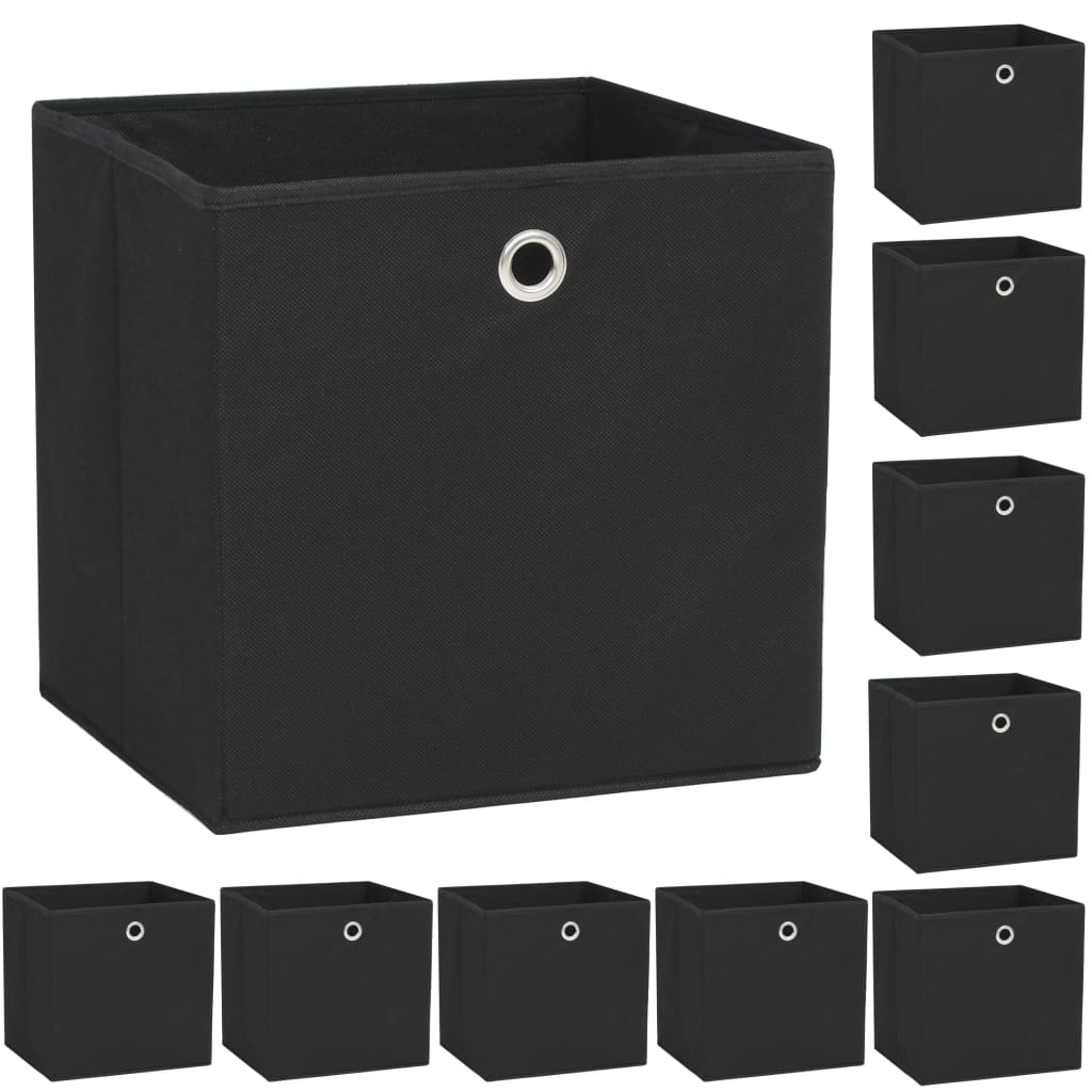 Contenitori 4 Pz In Tessuto Non Tessuto 32X32X32 Cm
