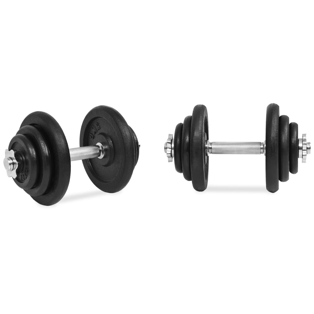 Set Di Manubri 18 Pz 40 Kg In Ghisa