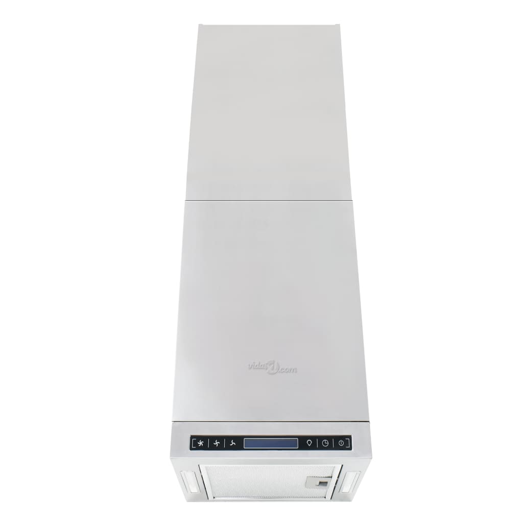 Cappa A Isola Con Display Lcd E Sensore Touch 756 M³/H Led Marrone