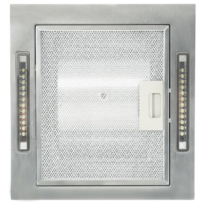 Cappa A Isola Con Display Lcd E Sensore Touch 756 M³/H Led Marrone