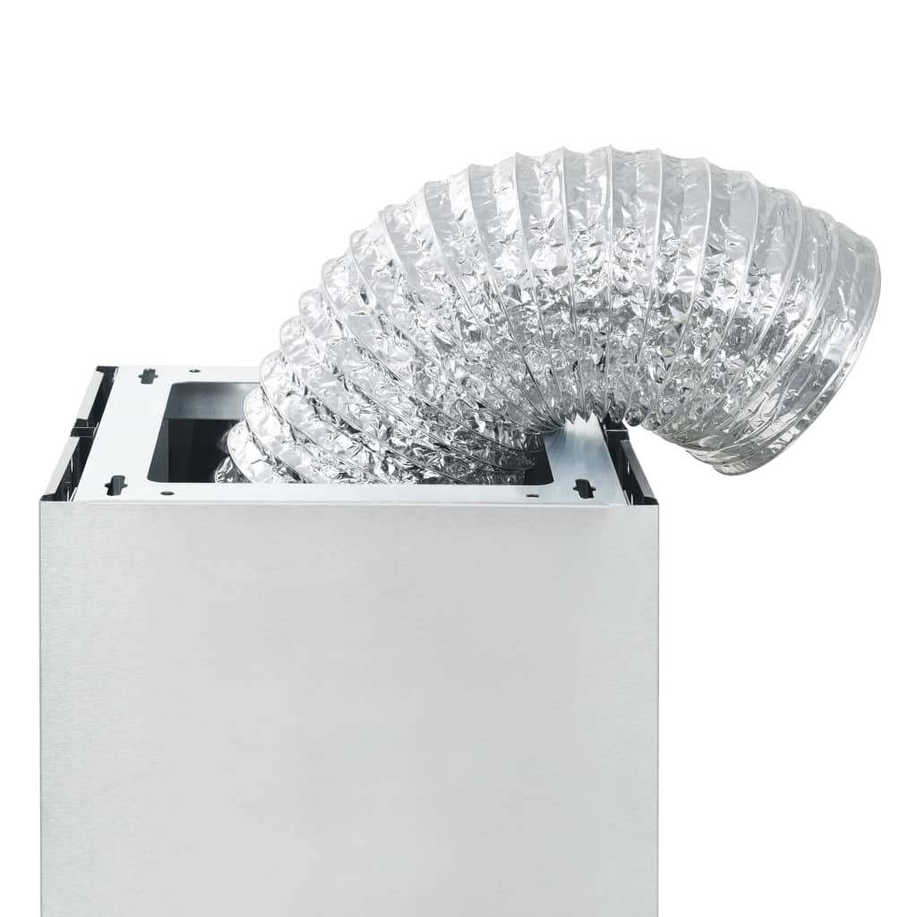 Cappa A Isola Con Display Lcd E Sensore Touch 756 M³/H Led Marrone