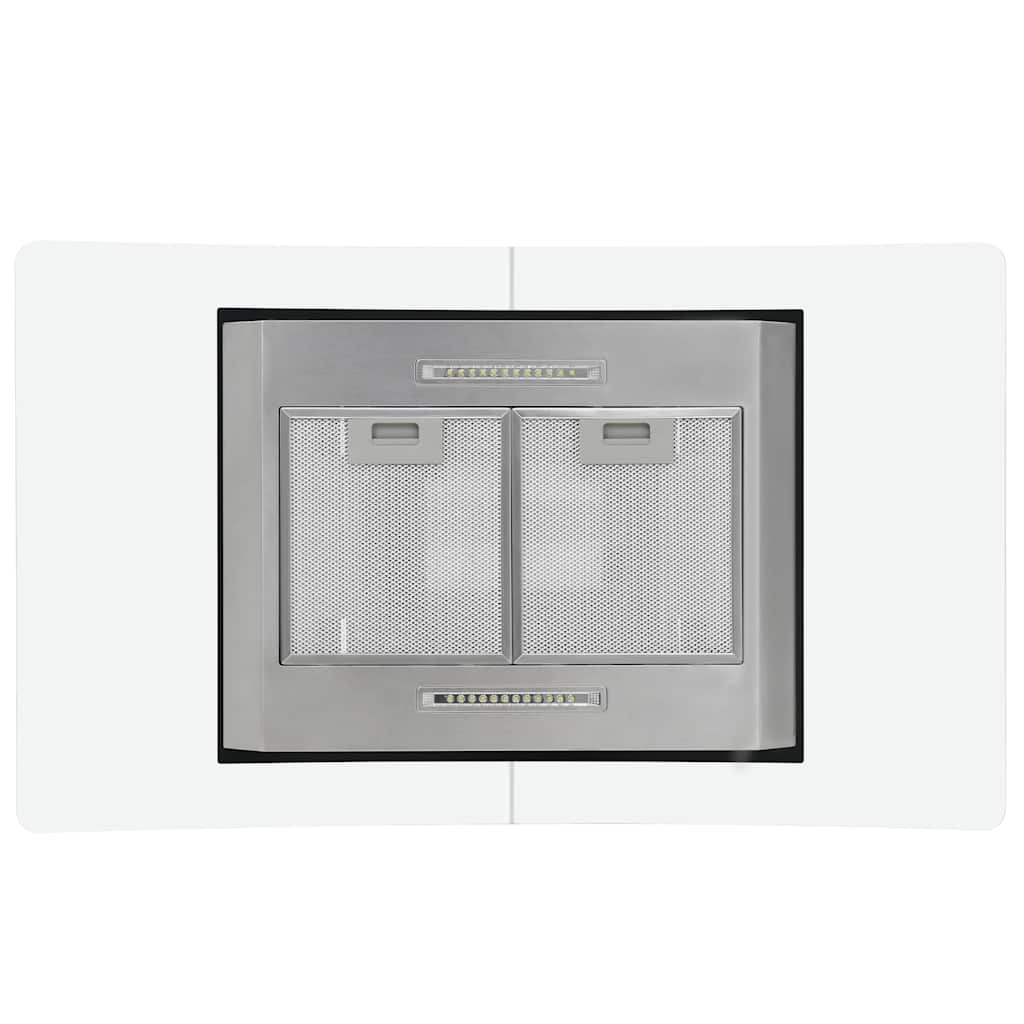 Cappa A Isola 90Cm Con Display Lcd E Sensore Touch 756 M³/H Led
