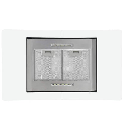 Cappa A Isola 90Cm Con Display Lcd E Sensore Touch 756 M³/H Led