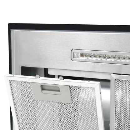 Cappa A Isola 90Cm Con Display Lcd E Sensore Touch 756 M³/H Led