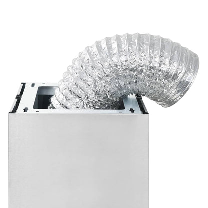 Cappa A Isola 90 Cm In Acciaio Inossidabile 756 M³/H Led Nero