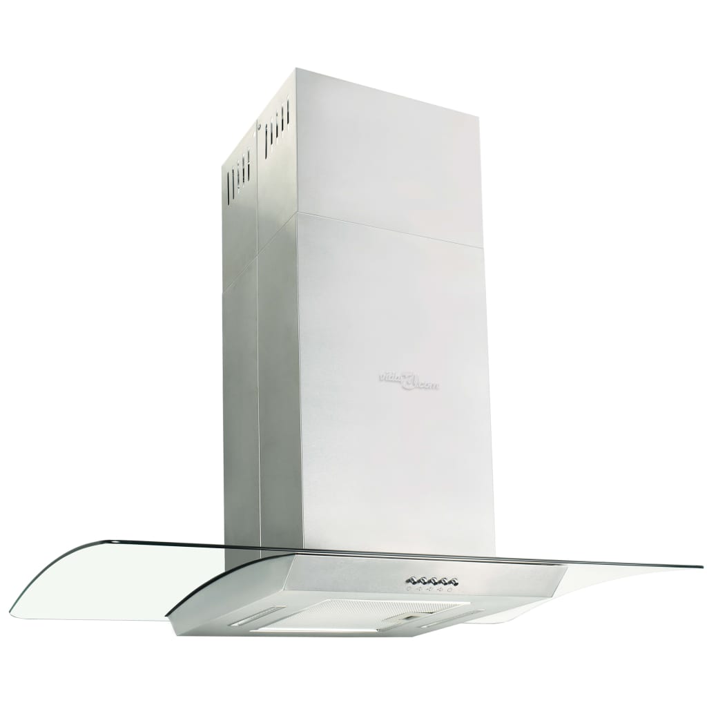 Cappa A Isola 90 Cm Acciaio Inossidabile 756 M³/H Led