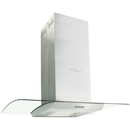 Cappa A Isola 90 Cm Acciaio Inossidabile 756 M³/H Led