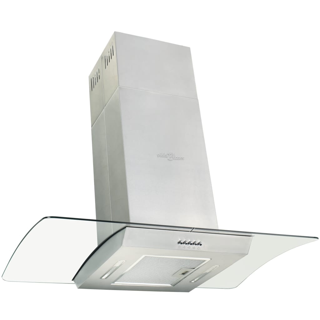 Cappa A Isola 90 Cm Acciaio Inossidabile 756 M³/H Led