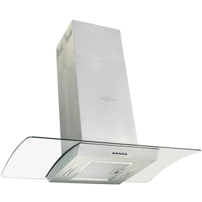 Cappa A Isola 90 Cm Acciaio Inossidabile 756 M³/H Led
