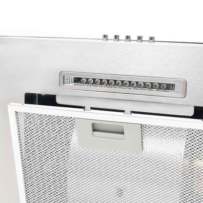 Cappa Aspirante A Muro Acciaio Inossidabile 756 M³/H Led