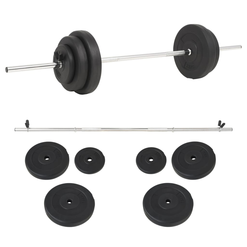 Set Bilanciere E 2 Manubri 60,5 Kg