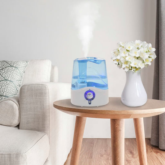 Umidificatore Ultrasuoni Nebbia Fredda Luce Notturna 6L 300Ml/H