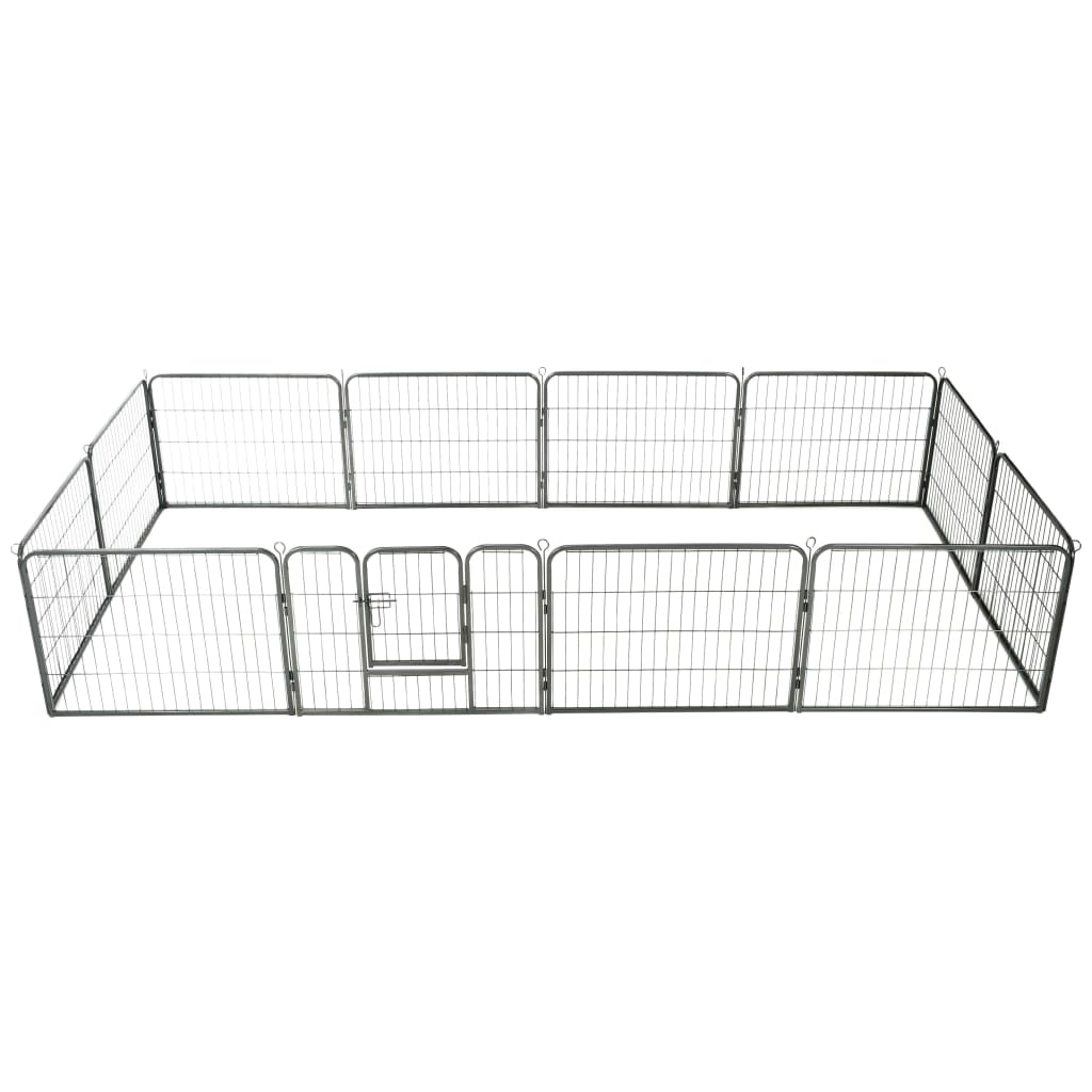 Box Per Cani Con In Acciaio Nero