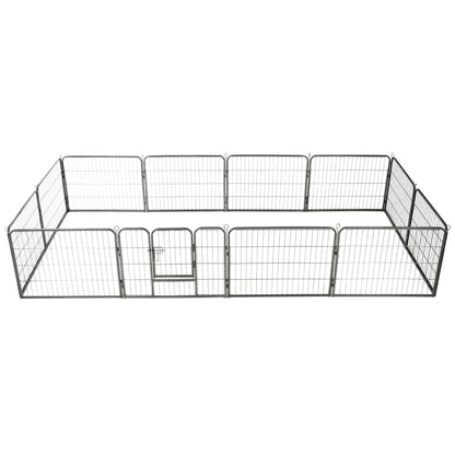 Box Per Cani Con In Acciaio Nero