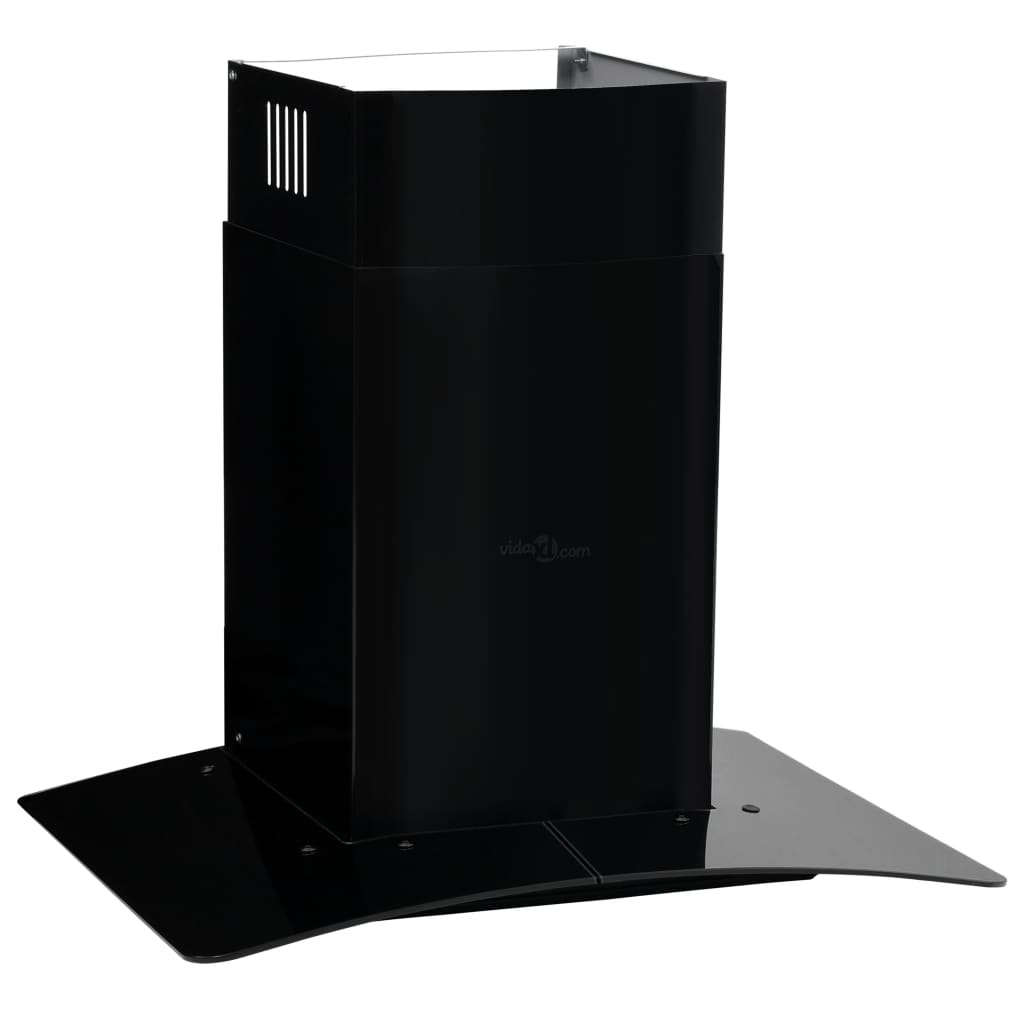 Cappa Aspirante A Muro Acciaio Inox 756 M³/H 60 Cm Nera