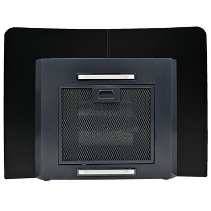 Cappa Aspirante A Muro Acciaio Inox 756 M³/H 60 Cm Nera