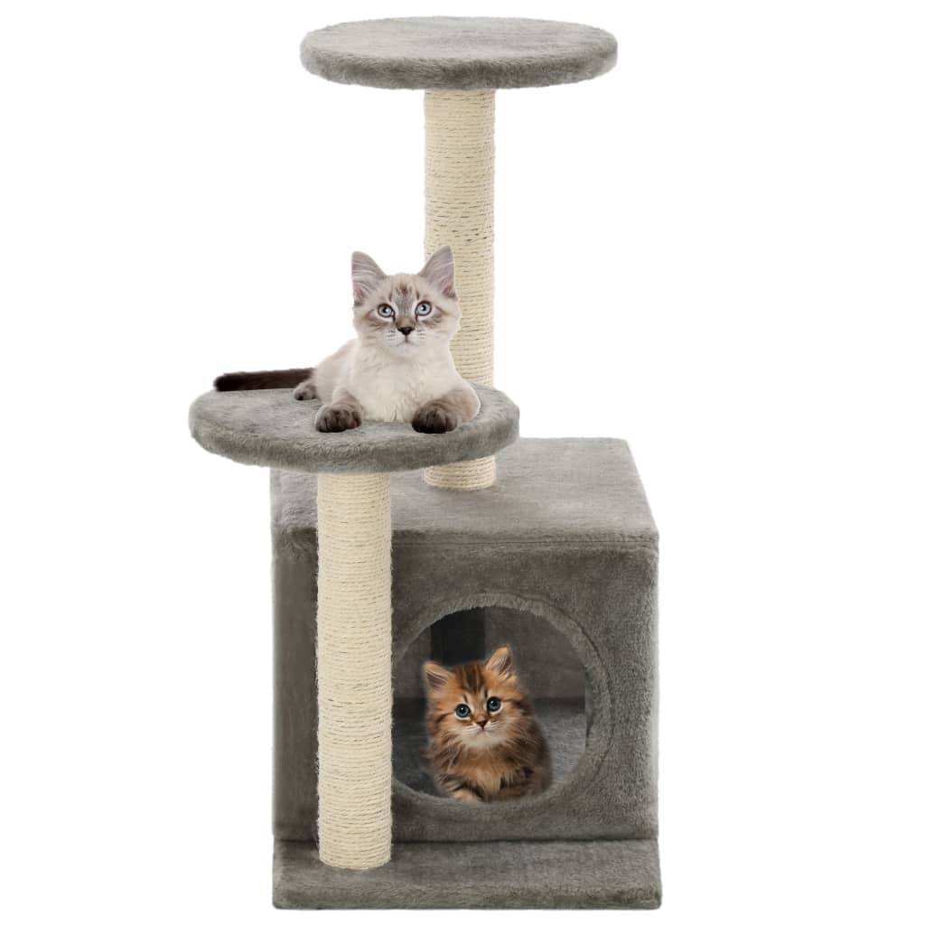 Albero Per Gatti Con Pali Tiragraffi In Sisal