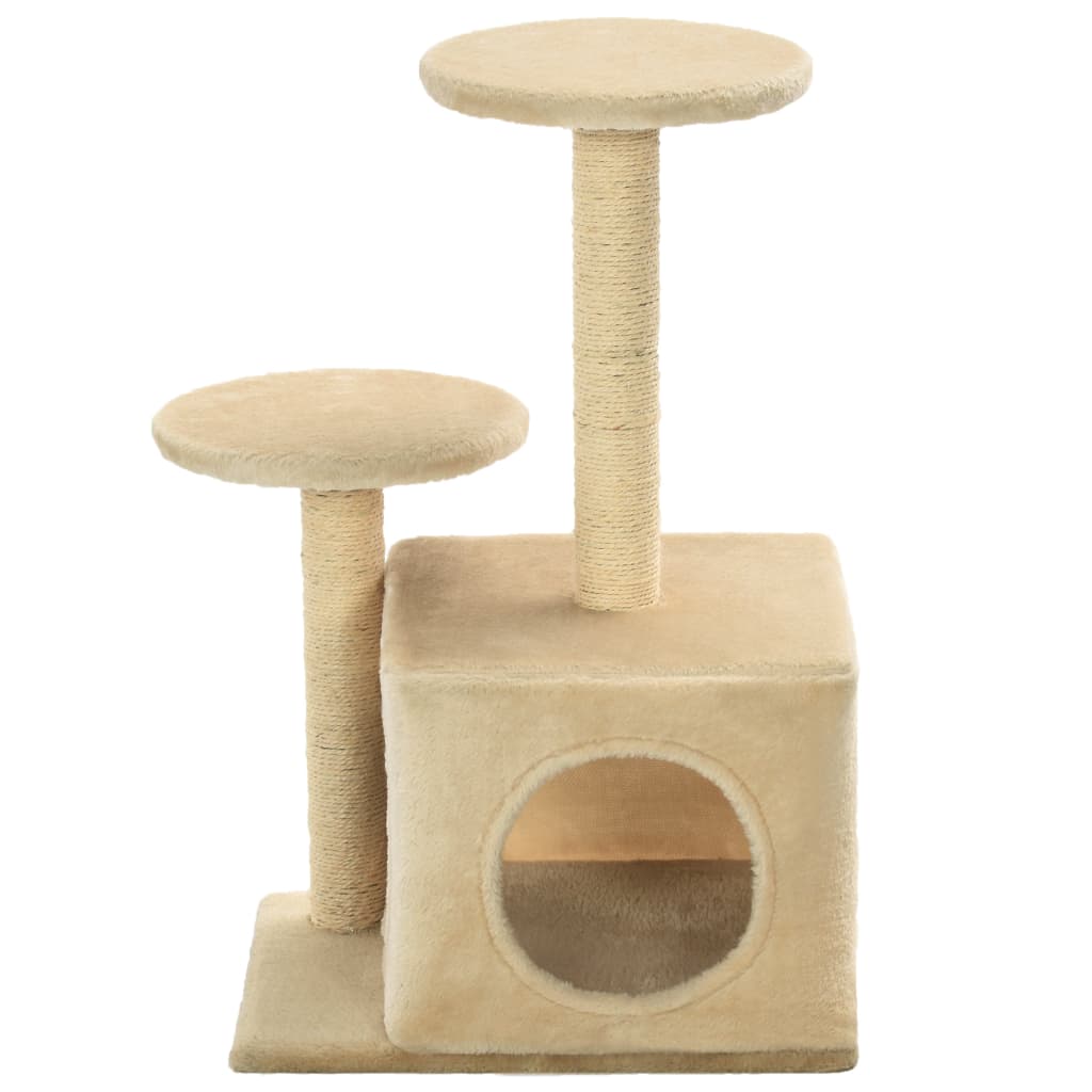 Albero Per Gatti Con Pali Tiragraffi In Sisal