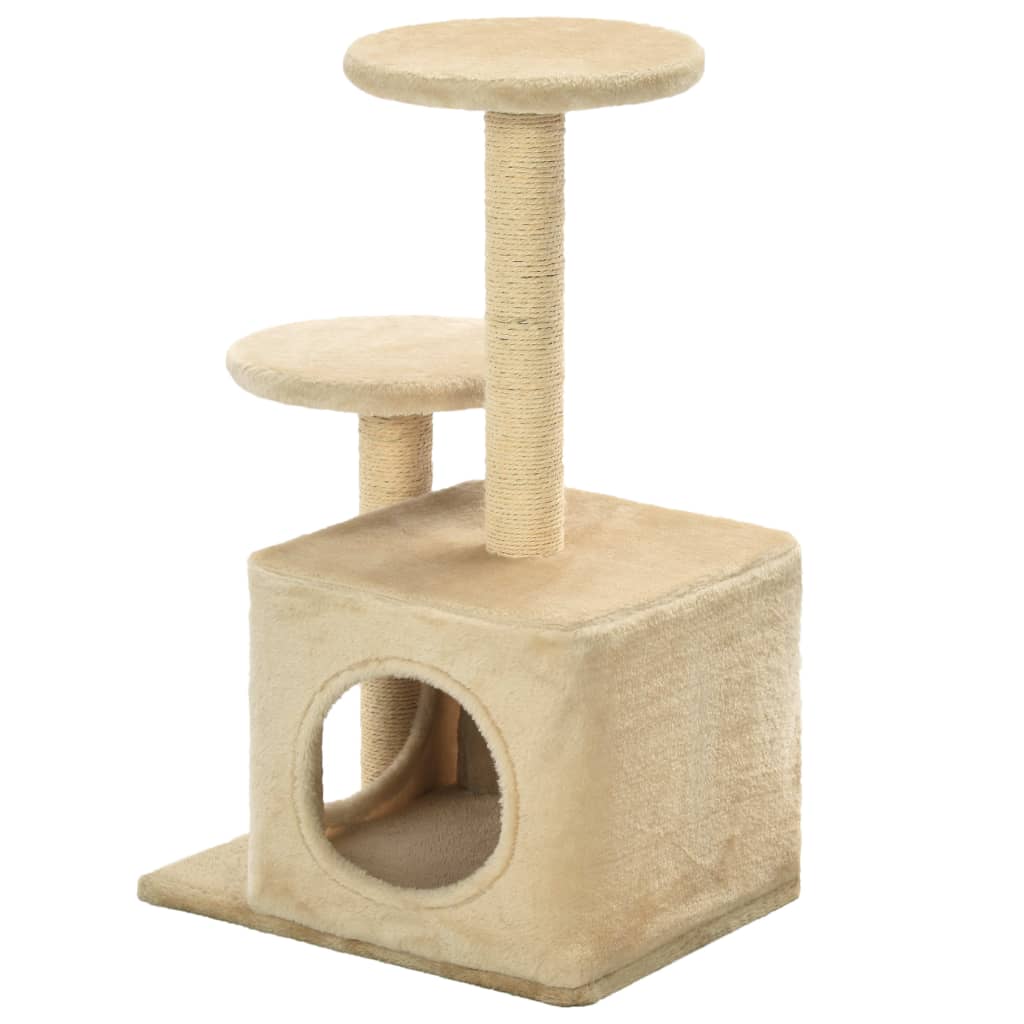 Albero Per Gatti Con Pali Tiragraffi In Sisal