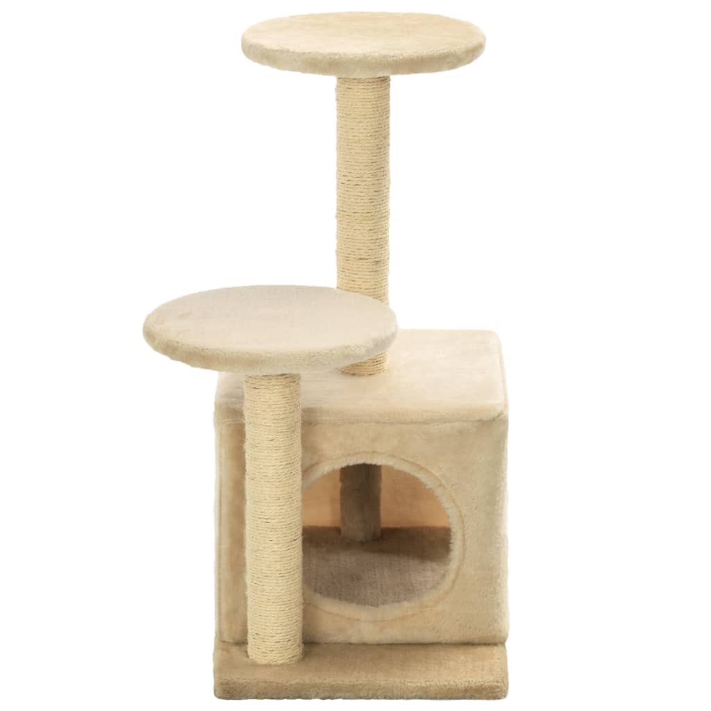 Albero Per Gatti Con Pali Tiragraffi In Sisal