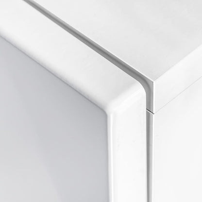 Set Parete Attrezzata Porta Tv Con Luci Led 5 Pz Lucido