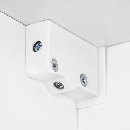Set Parete Attrezzata Porta Tv Con Luci Led 5 Pz Lucido