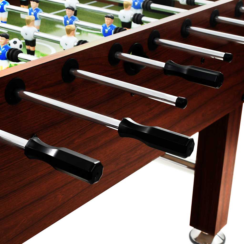 Tavolo Calcio Balilla In Acciaio 140X74,5X87,5 Cm