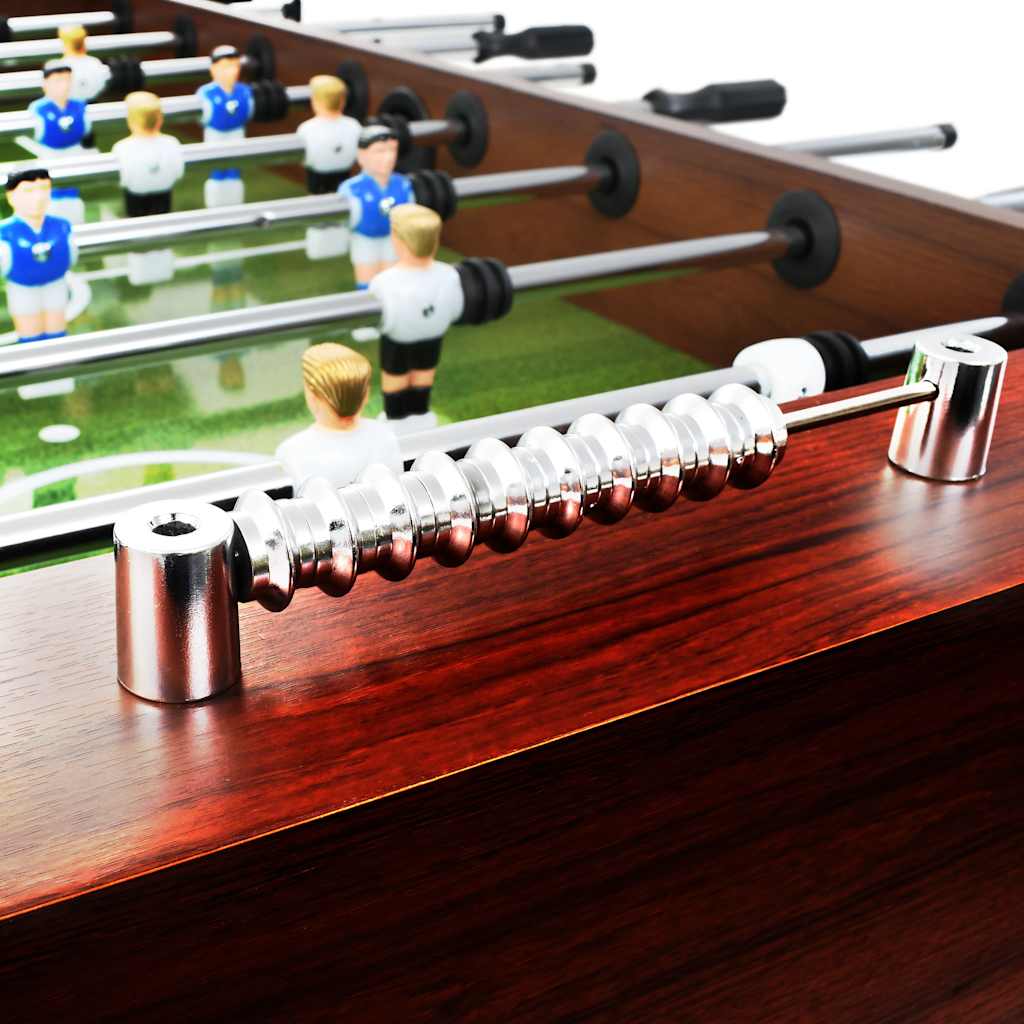 Tavolo Calcio Balilla In Acciaio 140X74,5X87,5 Cm