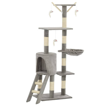 Albero Per Gatti Con Tiragraffi In Sisal 138 Cm