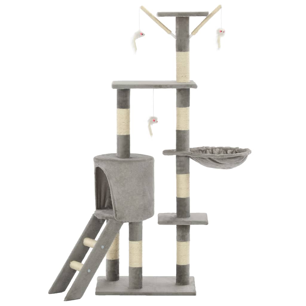 Albero Per Gatti Con Tiragraffi In Sisal 138 Cm