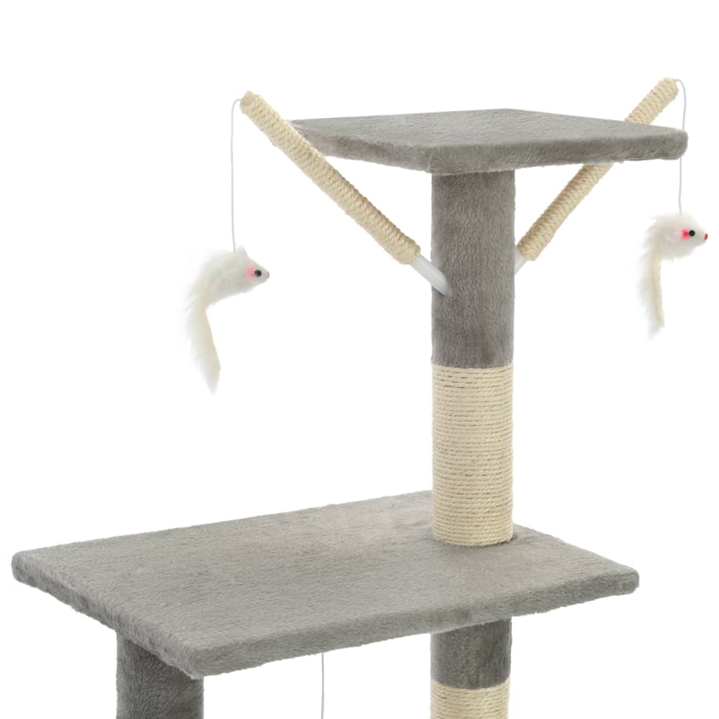 Albero Per Gatti Con Tiragraffi In Sisal 138 Cm