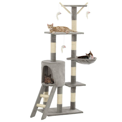 Albero Per Gatti Con Tiragraffi In Sisal 138 Cm