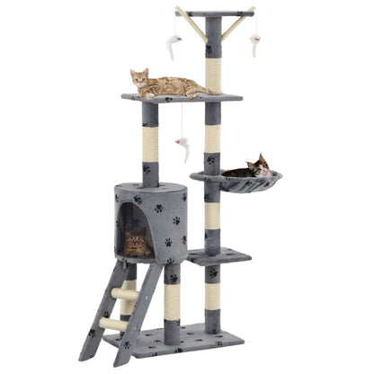 Albero Per Gatti Con Tiragraffi In Sisal 138 Cm