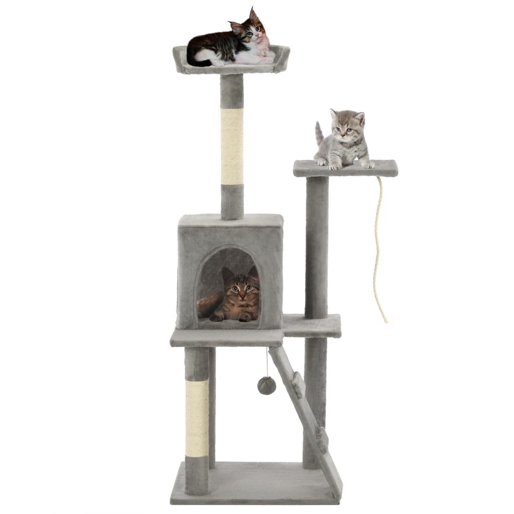 Albero Per Gatti Con Tiragraffi In Sisal 120 Cm