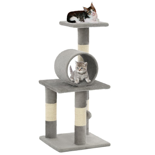 Albero Per Gatti Con Tiragraffi In Sisal 65 Cm