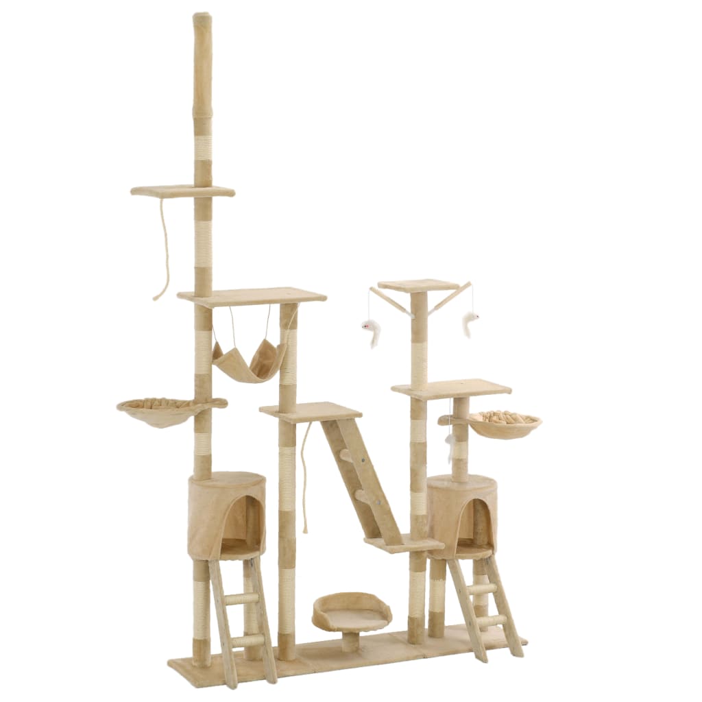 Albero Per Gatti Con Tiragraffi In Sisal 230-250 Cm