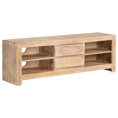 Mobile Porta Tv In Legno Di Acacia 120X30X40Cm