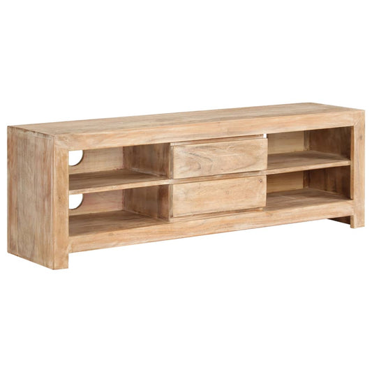 Mobile Porta Tv In Legno Di Acacia 120X30X40Cm