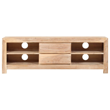 Mobile Porta Tv In Legno Di Acacia 120X30X40Cm