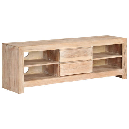 Mobile Porta Tv In Legno Di Acacia 120X30X40Cm