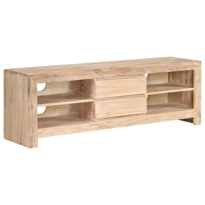 Mobile Porta Tv In Legno Di Acacia 120X30X40Cm