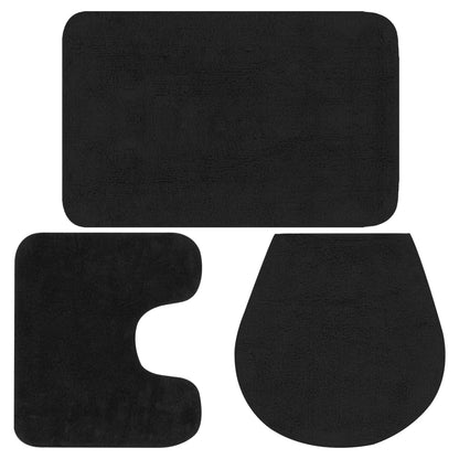 Set Tappetini Per Bagno 3 Pz In Tessuto