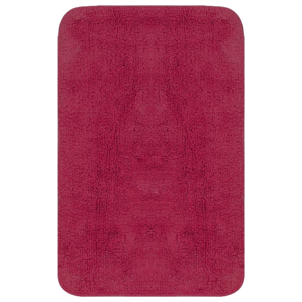 Set Tappetini Per Bagno 3 Pz In Tessuto