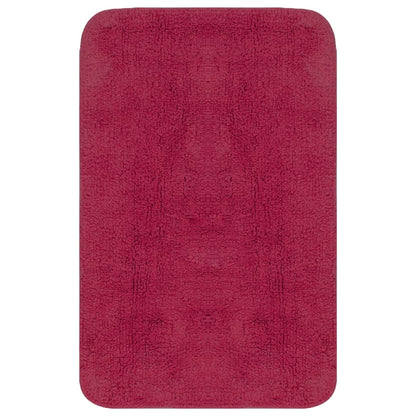 Set Tappetini Per Bagno 3 Pz In Tessuto