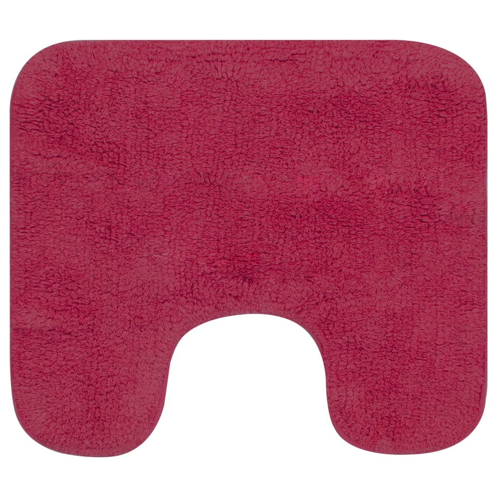 Set Tappetini Per Bagno 3 Pz In Tessuto