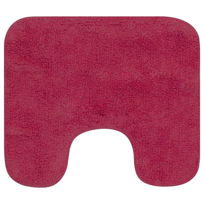 Set Tappetini Per Bagno 3 Pz In Tessuto